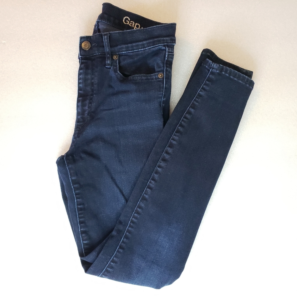 Gap 1969 True Skinny Dark Wash Denim Size 26S